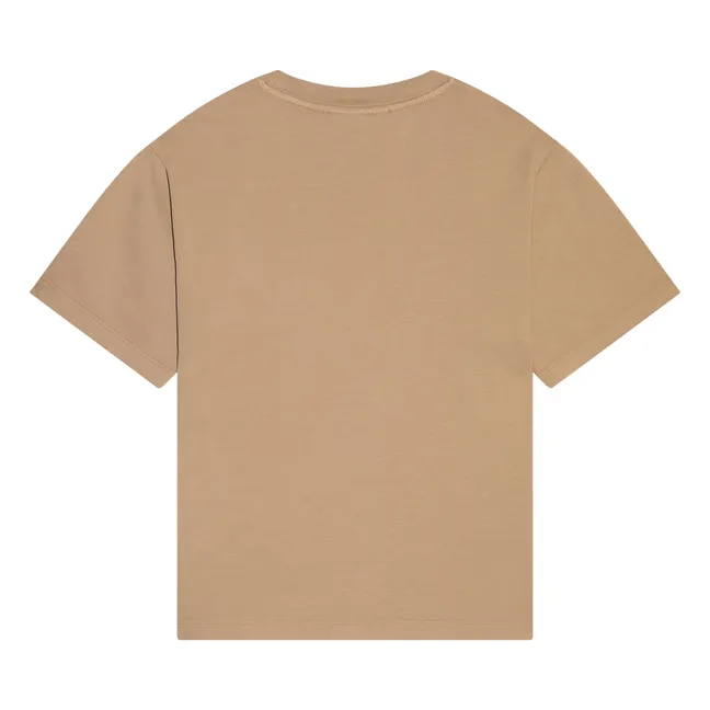 Nils Organic cotton T-shirt | Taupe brown