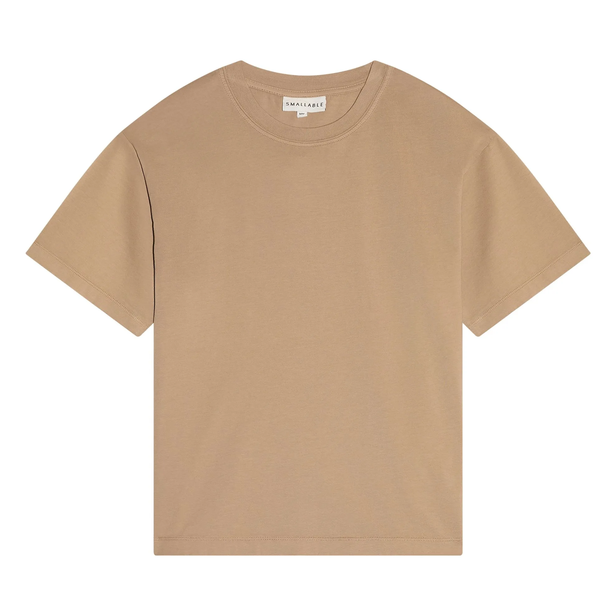 Smallable Kid Taupe Brown Nils Organic Cotton T-Shirt