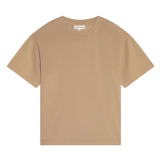 T-shirt Nils Coton Bio | Taupe