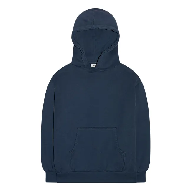 Noa organic cotton sweatshirt | Washed blue