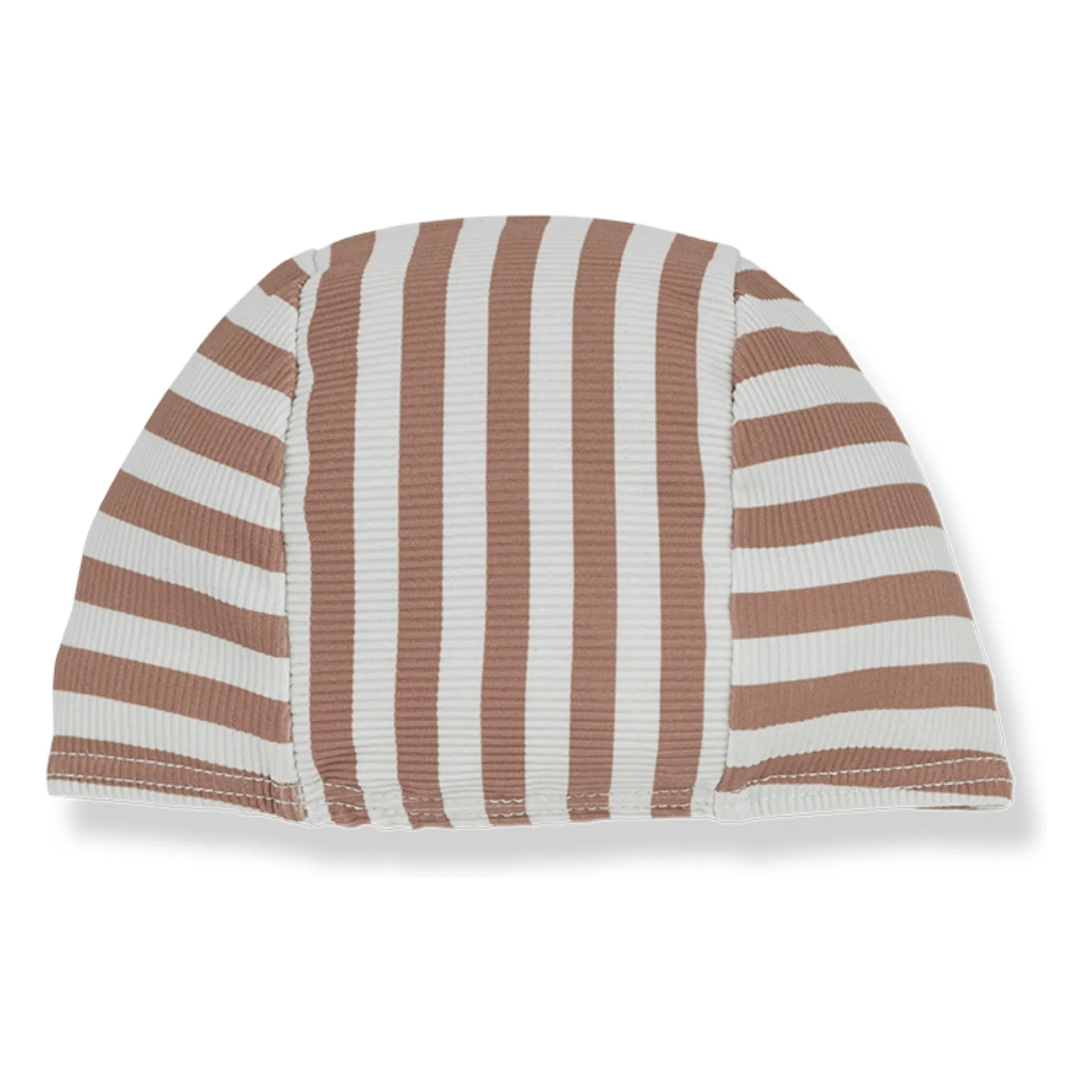 1+ In The Family Apricot Mario Striped Bathing Cap