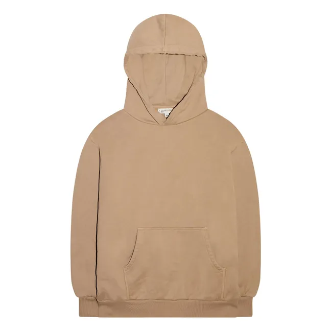 Noa organic cotton sweatshirt | Taupe brown