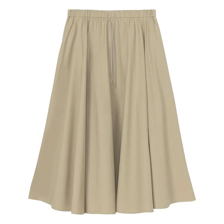 Falda de algodón | Camel- Imagen del producto n°0