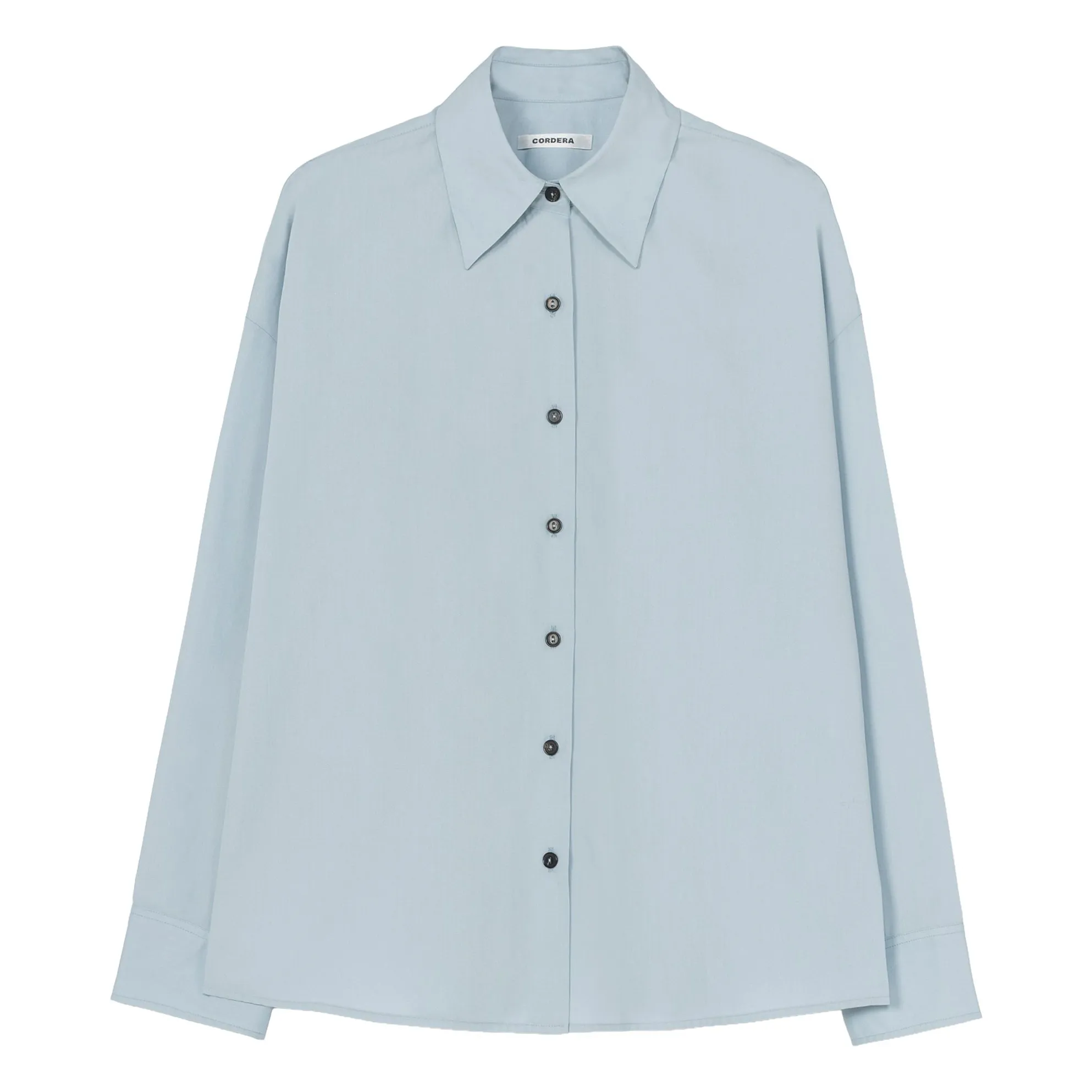 Chemise Oversized Coton | Bleu ciel- Image produit n°0