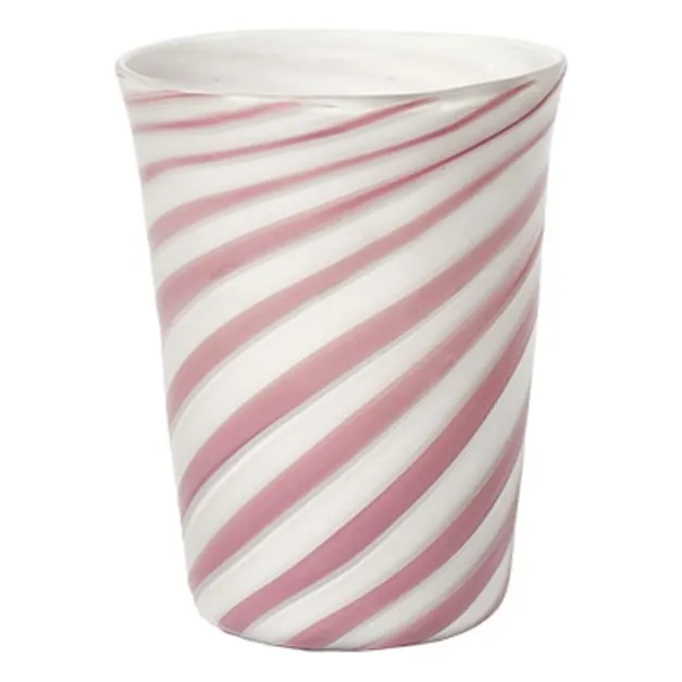Bitossi Pink Blown Glass Bachette Viola - Set Of 2