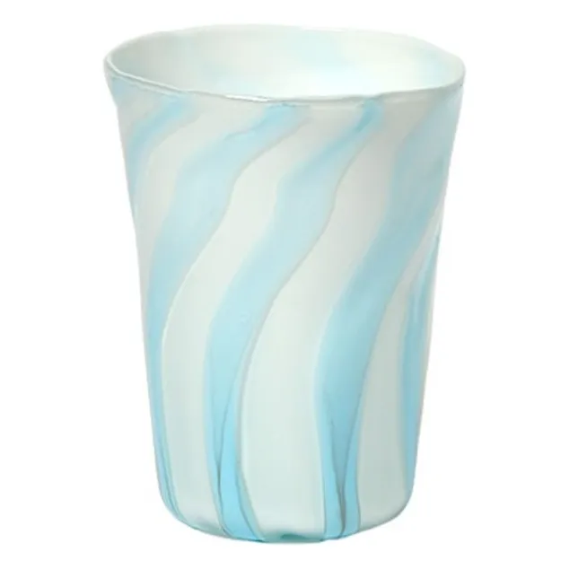 Bitossi Light Blue Bachette Azzurro Blown Glass - Set Of 2