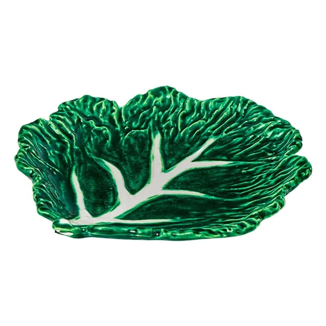 Assiette en céramique blette Bietola | Vert