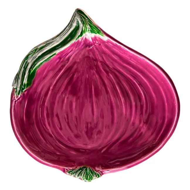 Assiette en céramique oignon Cipolla | Rose
