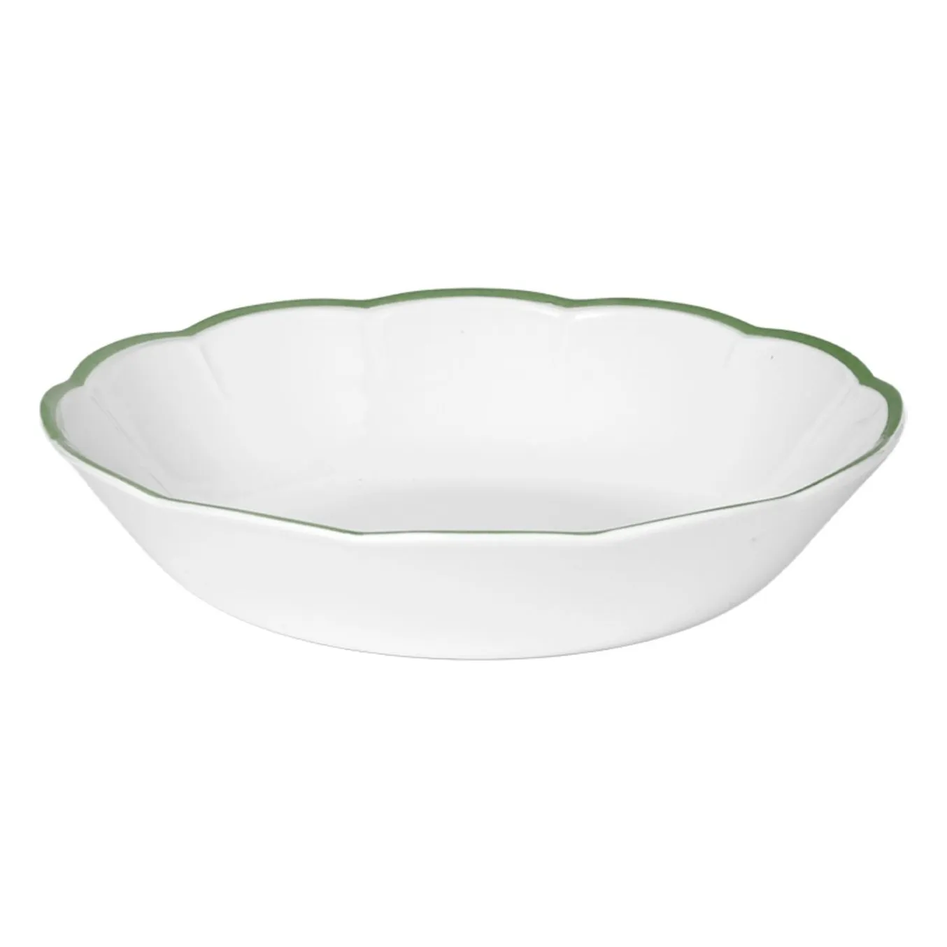 Bitossi Green Bordo Verde Soup Plate