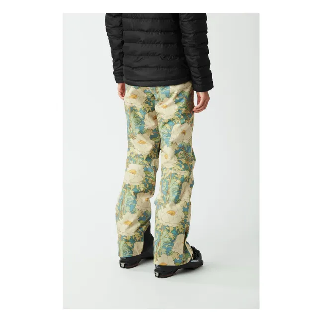Pantalon de Ski Exa Fleuri | Vert pâle