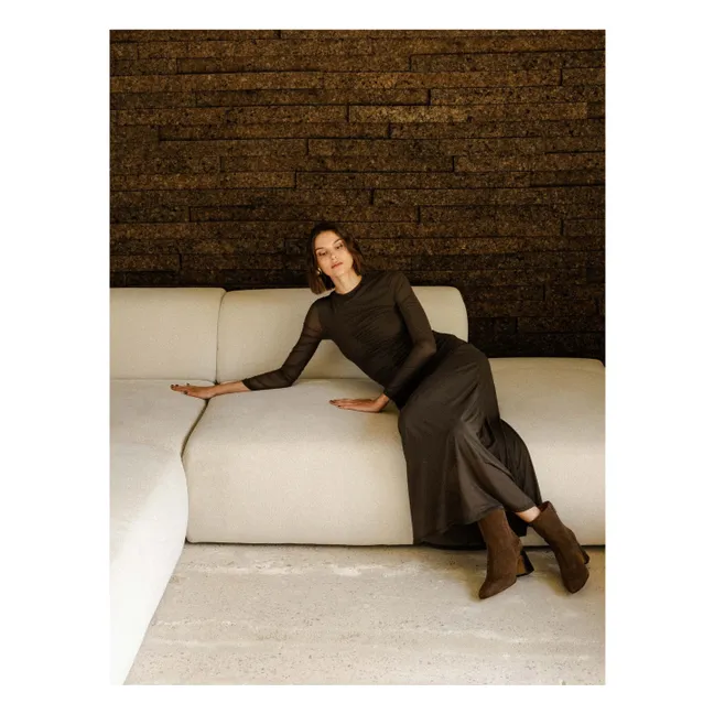 Stivali Norma in pelle scamosciata | Marrone