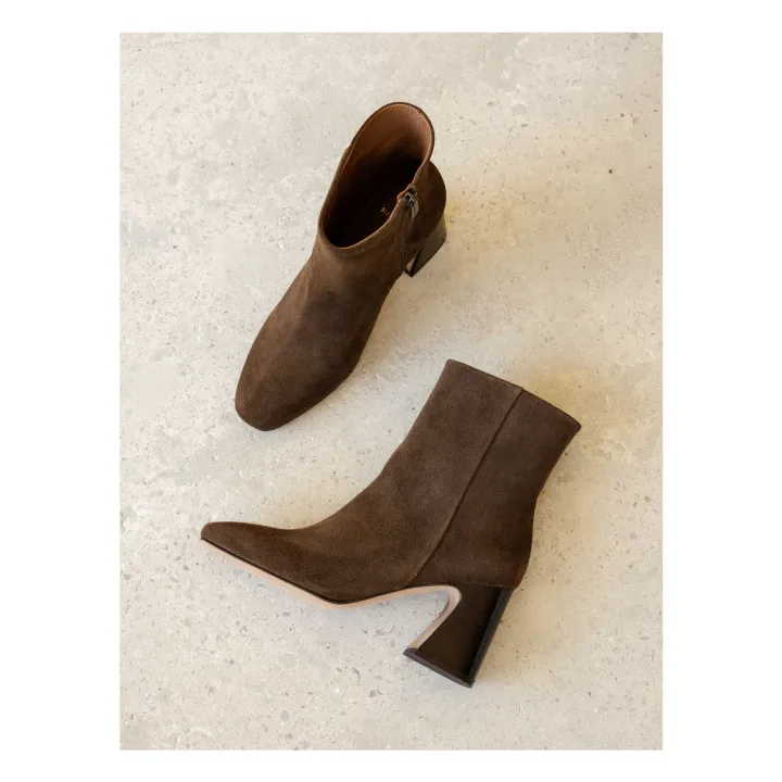 Boots Norma Suede | Marron- Image produit n°2