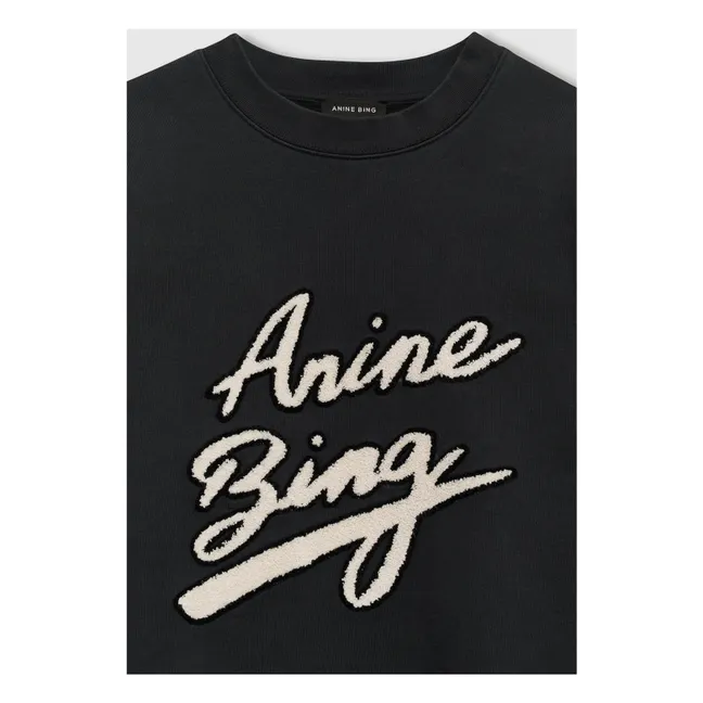 Sweat Miles Chenille Signature | Noir