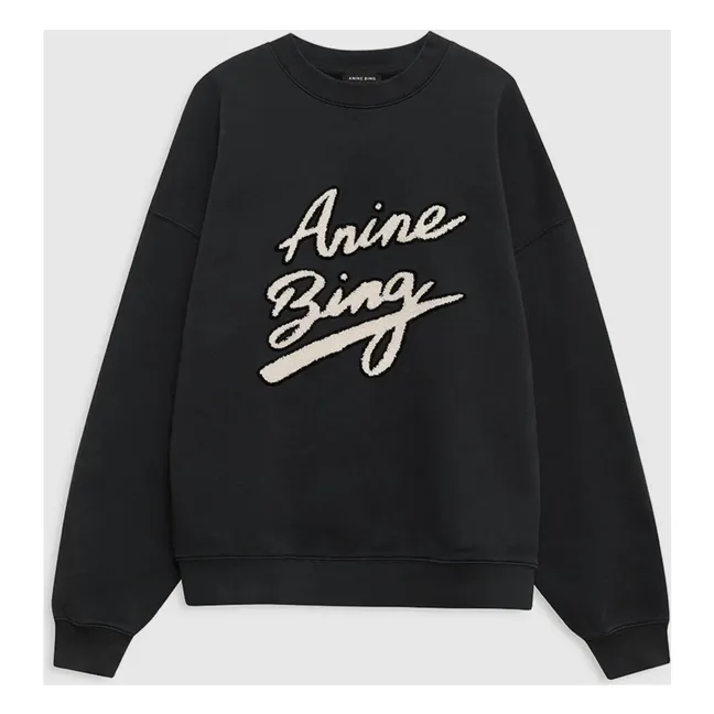 Sweat Miles Chenille Signature | Noir