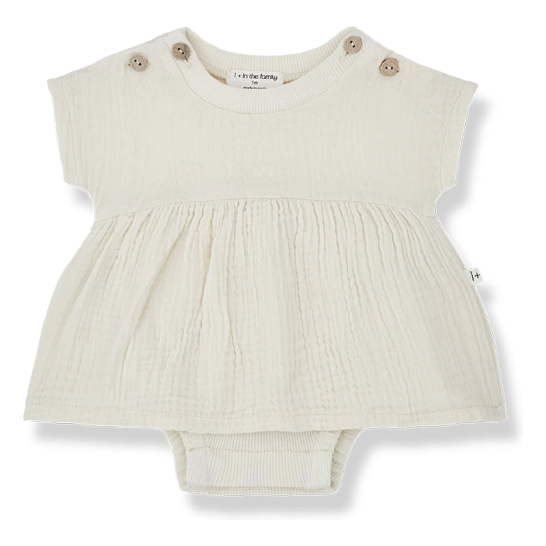 Robe Candela Mousseline | Ecru- Image produit n°0