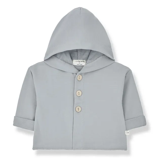 Paolo Molleton Hooded Jacket | Gris galet