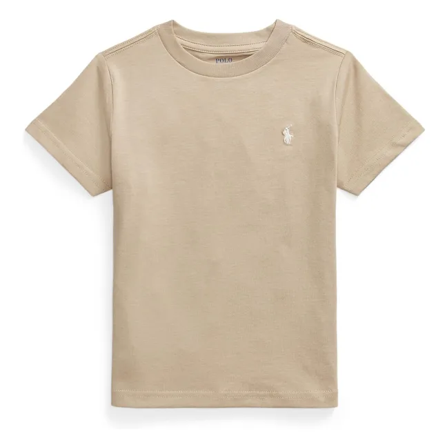 Logo T-shirt | Light brown
