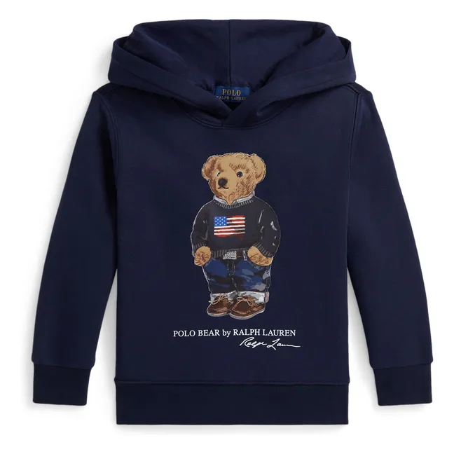 Sweat à Capuche Bear | Bleu marine