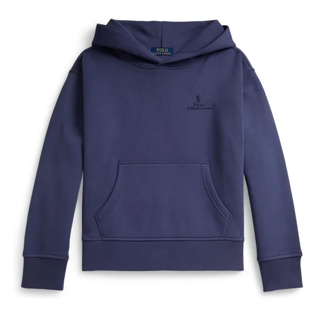 Logo Polo Hoodie | Navy blue