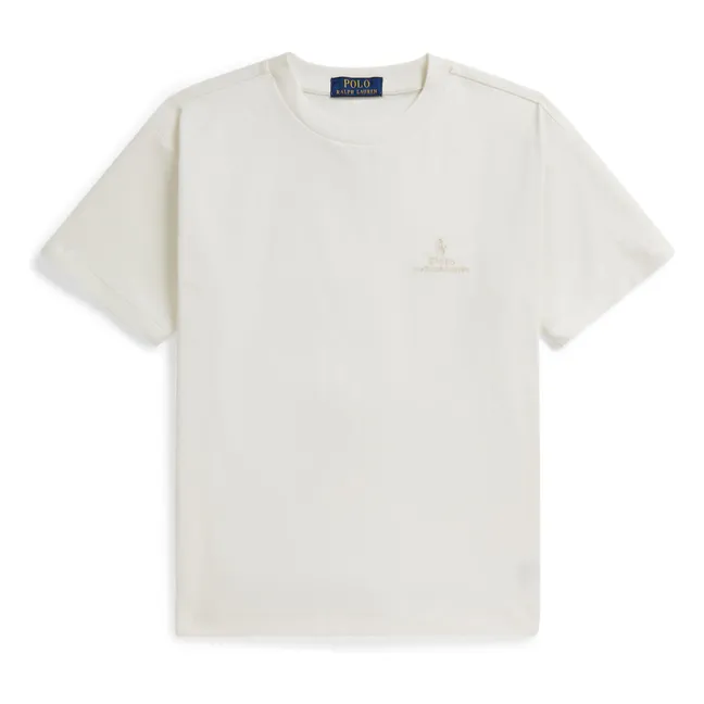 Polo con logotipo | Blanco