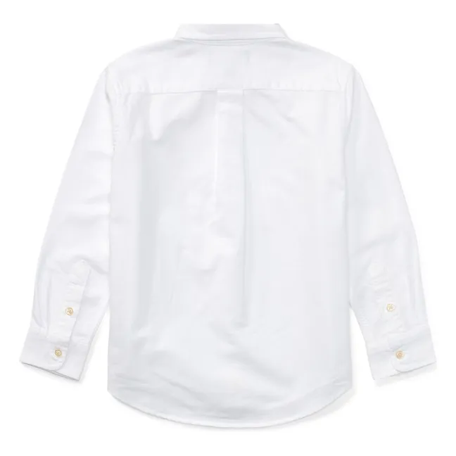 Chemise Oxford Logo | Blanc