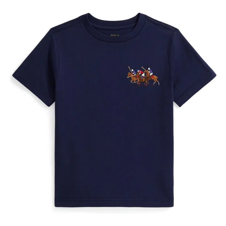 T-shirt Polo Player | Bleu marine- Image produit n°0