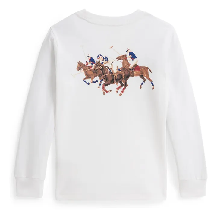 Camiseta de manga larga con logotipo | Blanco- Imagen del producto n°0