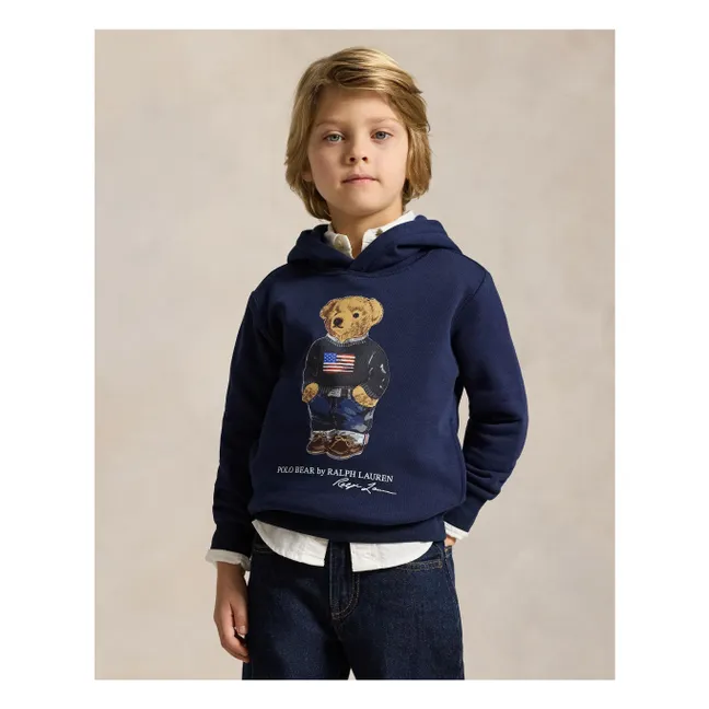 Sudadera con capucha Bear | Azul Marino
