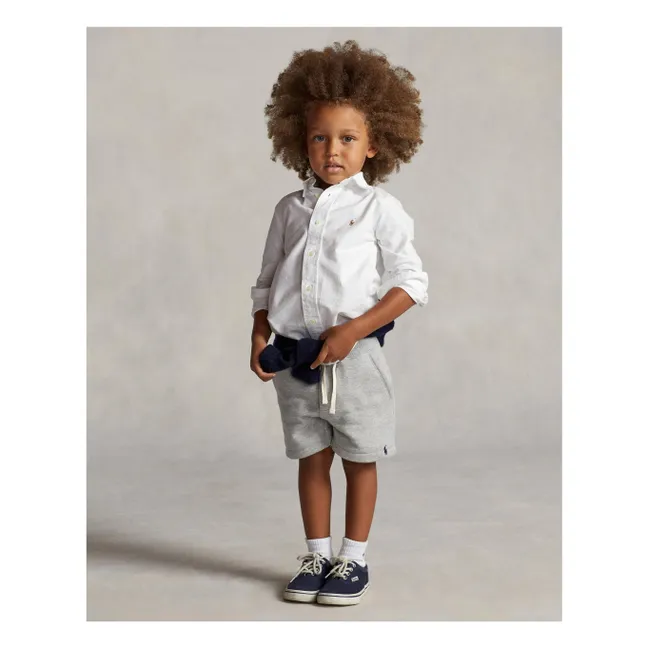 Chemise Oxford Logo | Blanc