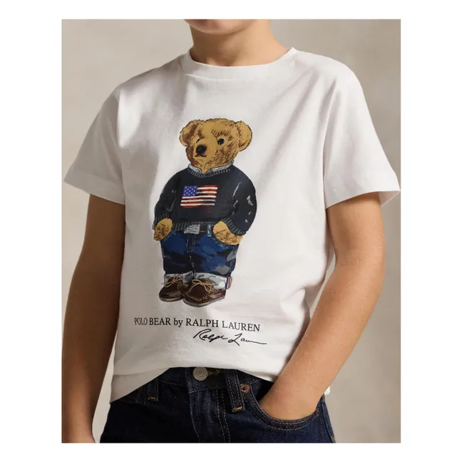 T-shirt Bear Jersey | Blanc