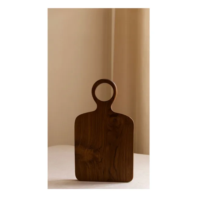 Tabla de cortar de teca con mango | Teca