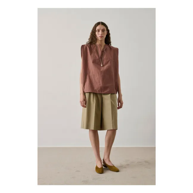 Ballerines Emmett Cuir | Chocolat