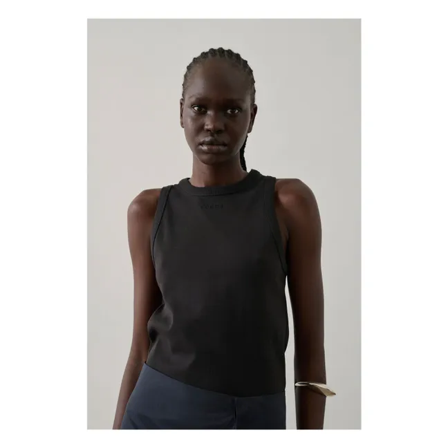 Dolly organic cotton tank top | Carbon