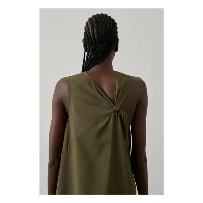 Robe Emna | Vert kaki