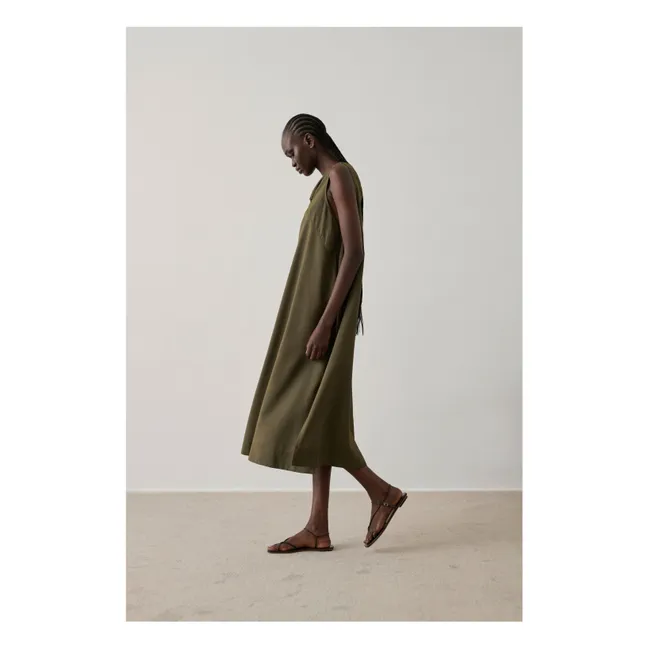 Robe Emna | Vert kaki