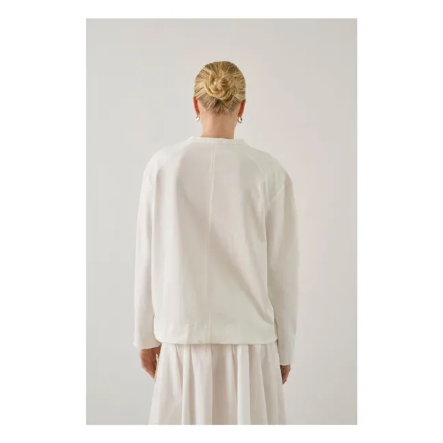 Rock Amalia Bio-Baumwolle | Grauweiß