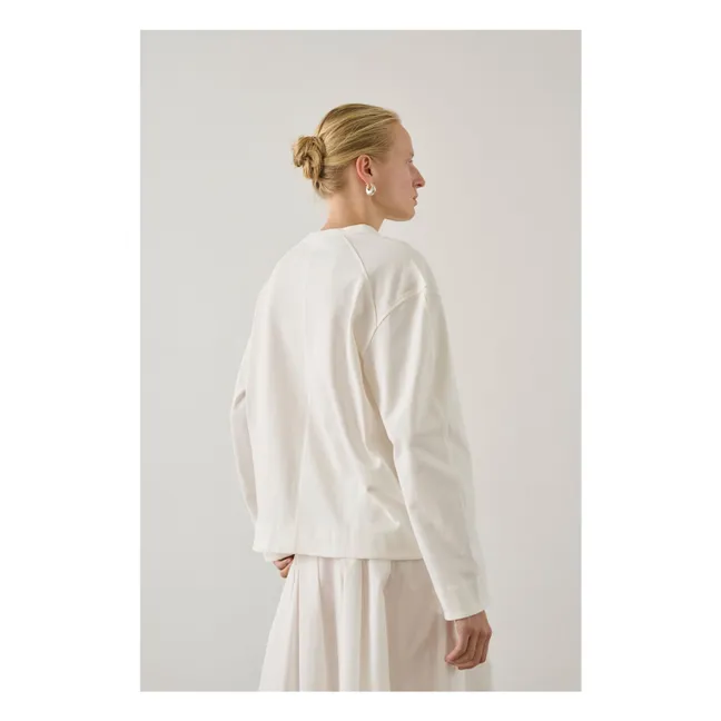 Rock Amalia Bio-Baumwolle | Grauweiß