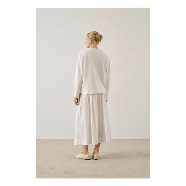 Jupe Amalia Coton Bio | Blanc cassé