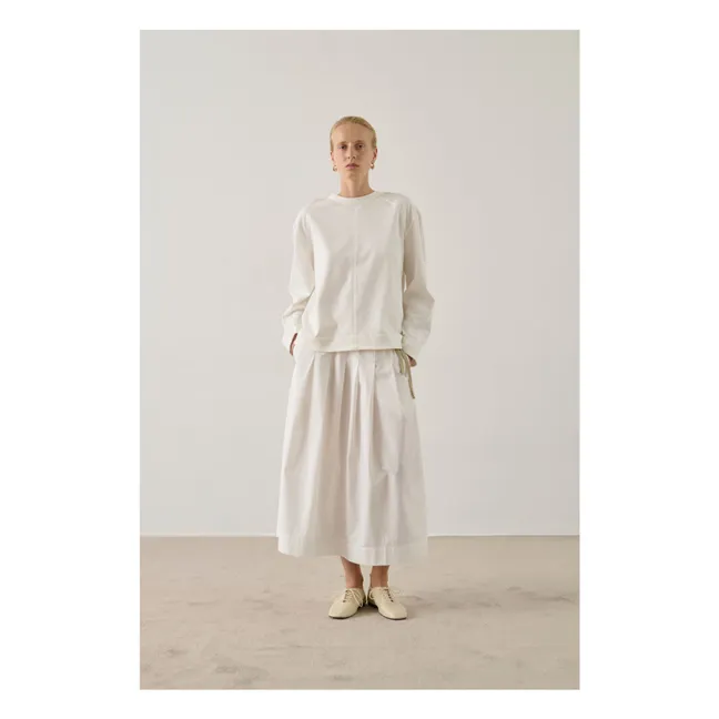 Jupe Amalia Coton Bio | Blanc cassé
