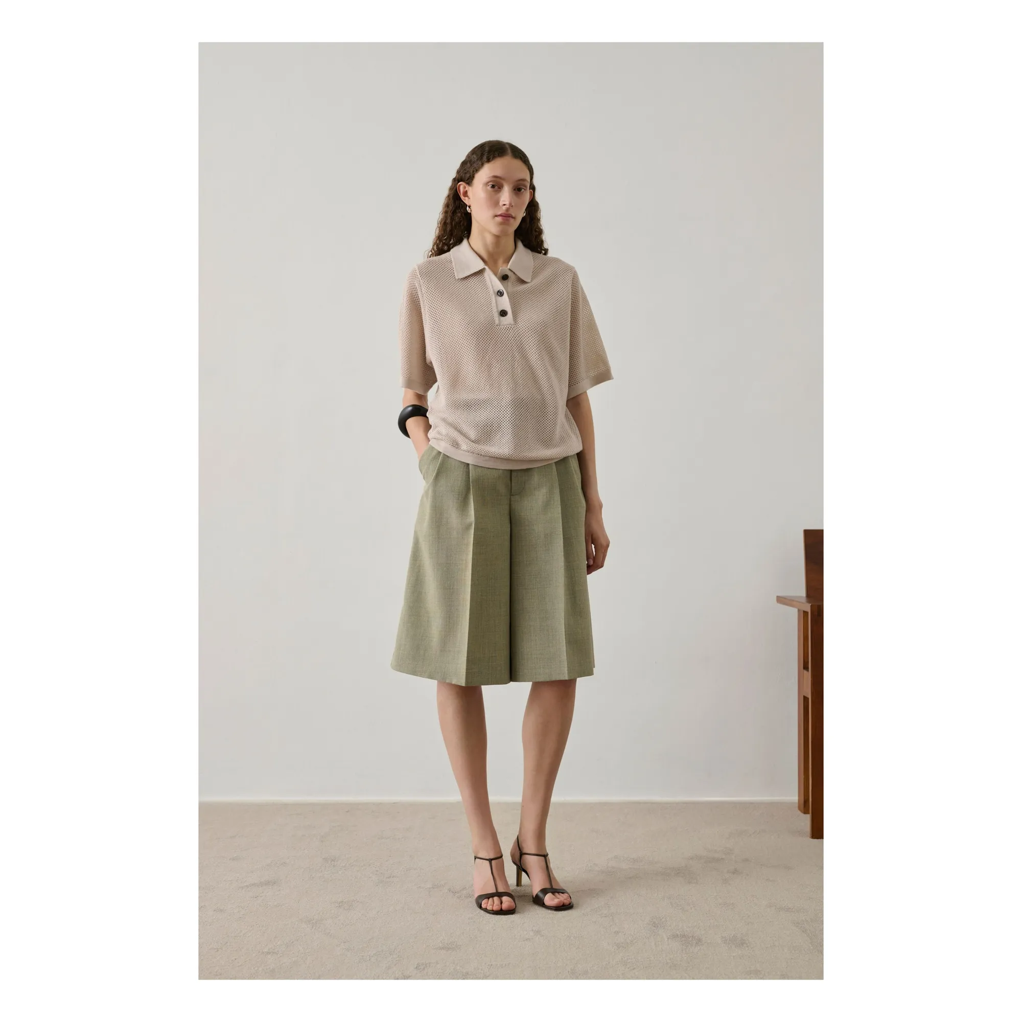 Sandales Cecilie Cuir | Marron- Image produit n°1