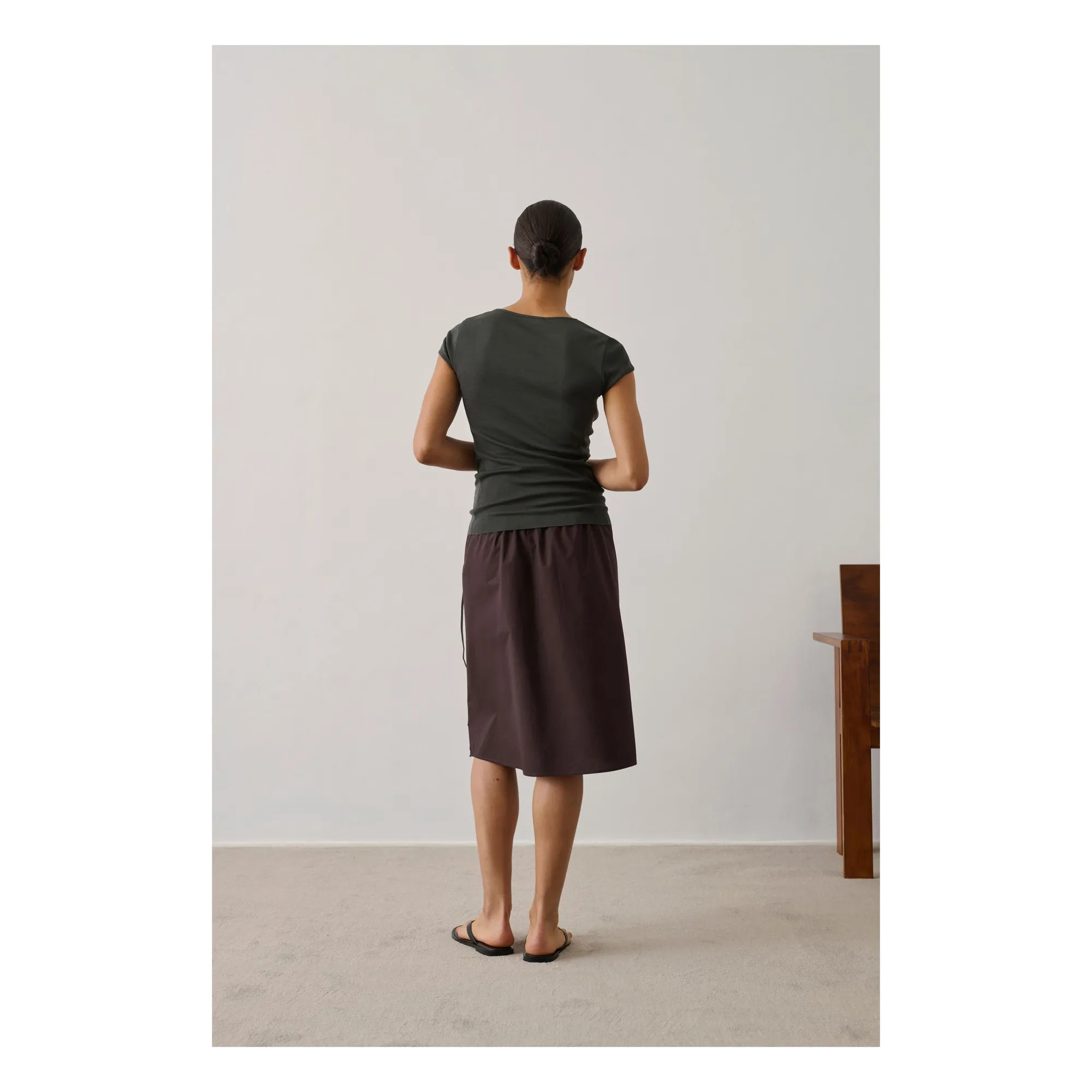 Sandales Haiku Cuir | Noir- Image produit n°5