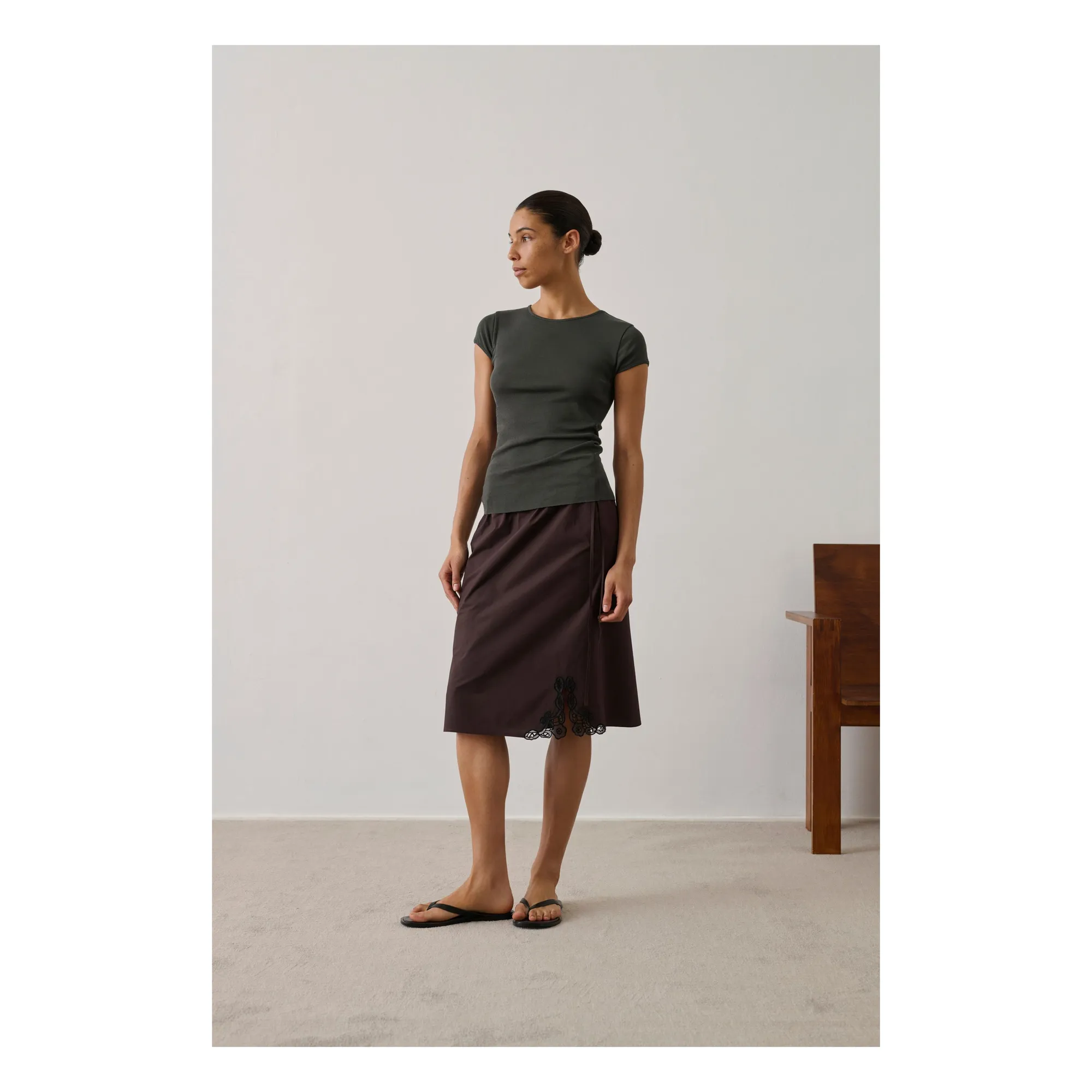 Sandales Haiku Cuir | Noir- Image produit n°1