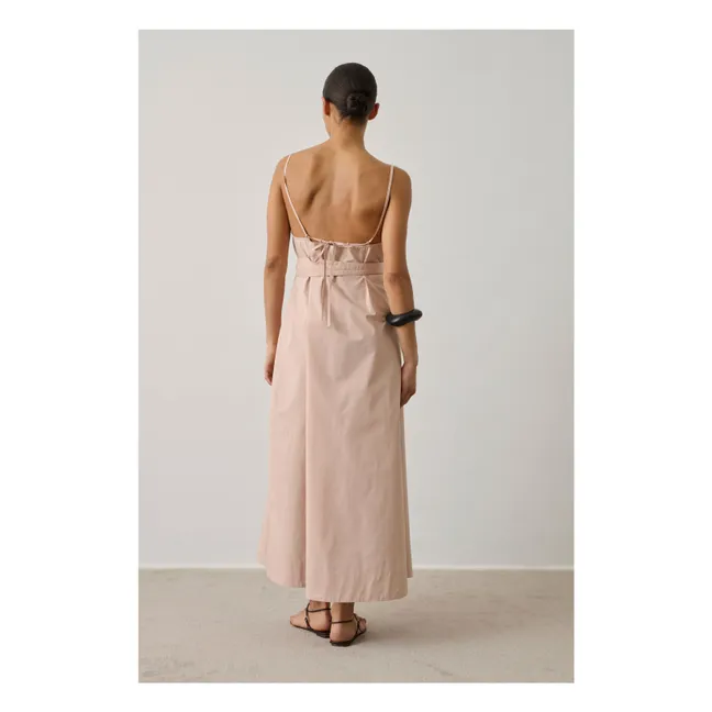 Robe Heidi Coton | Rose poudré