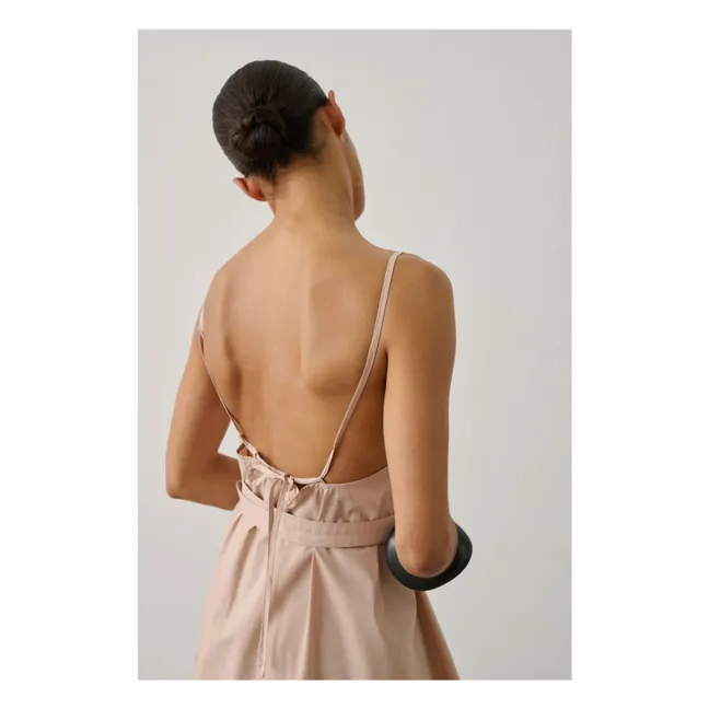 Heidi Cotton Dress | Powder pink