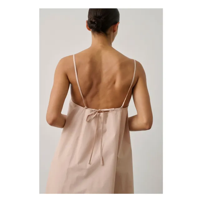 Robe Heidi Coton | Rose poudré