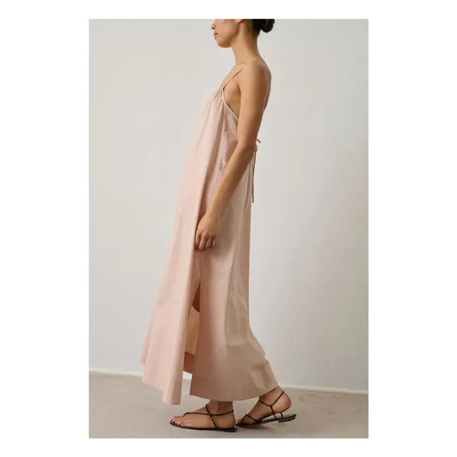 Robe Heidi Coton | Rose poudré