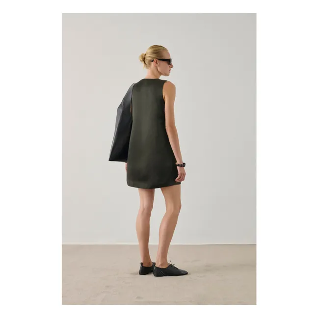 Dress Italy Leather | Dark green
