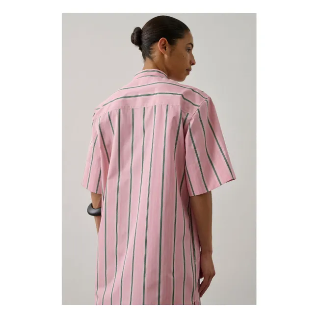 Vestido de algodón Ilya | Rosa