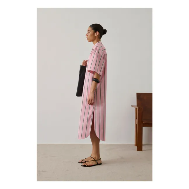 Vestido de algodón Ilya | Rosa