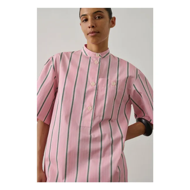 Vestido de algodón Ilya | Rosa